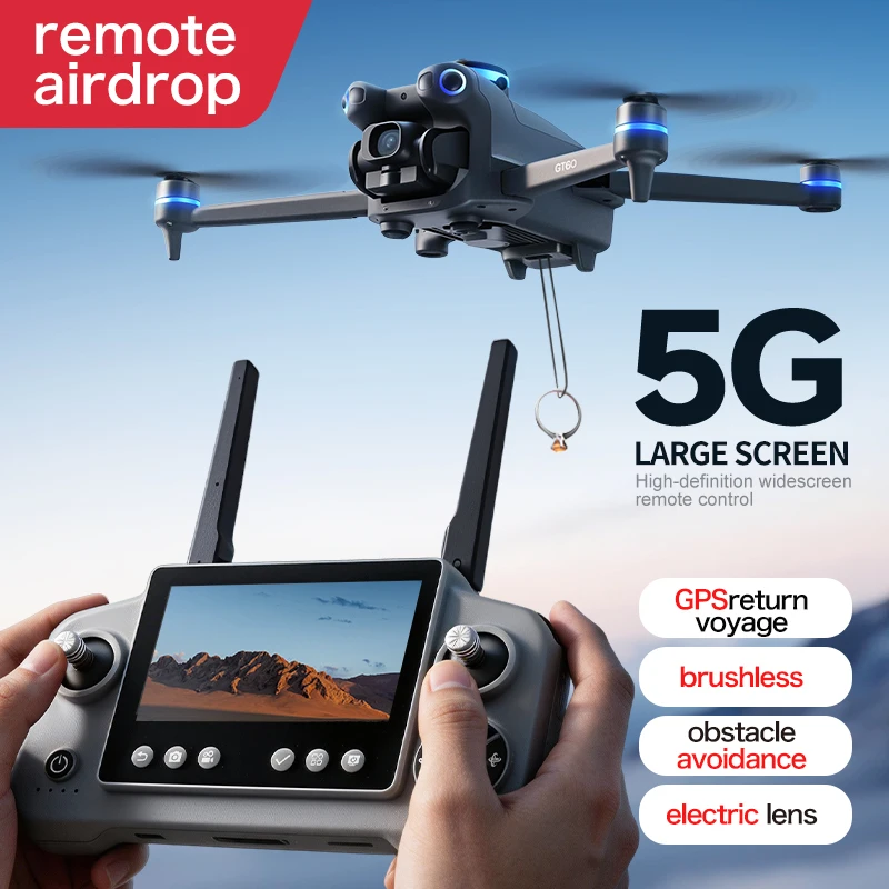 GT60 4K/6K/8K Camera GPS Drone - огляд і ціна Drone Gps Mount