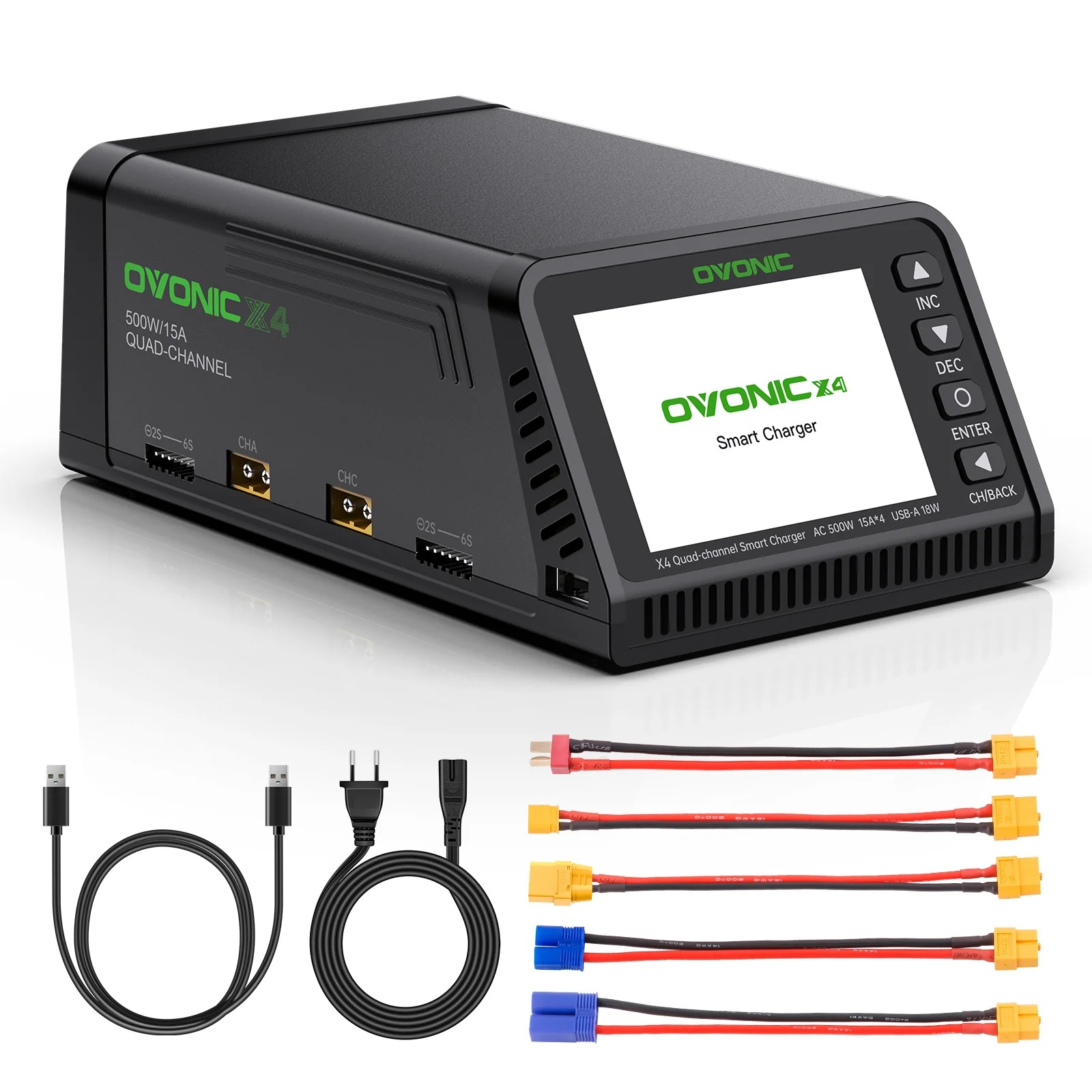 Ovonic X4 AC500W 4 Channel Sma - огляд і ціна Drone Battery Strap