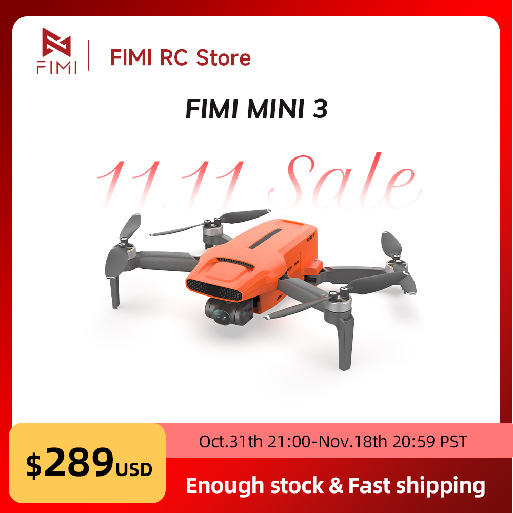 FIMI MINI 3 Camere Drone 4K 60 - огляд і ціна Drone Gimbal