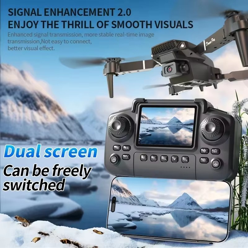 E88 Pro New Upgraded Drone 4K  - огляд і ціна Jjrc Drone X12